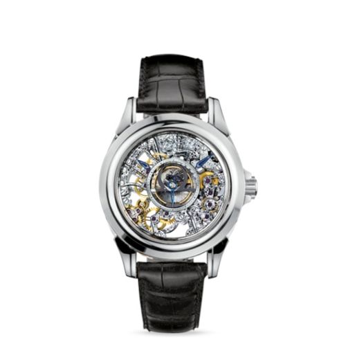 Omega De Ville Tourbillon Platinum / Skeleton